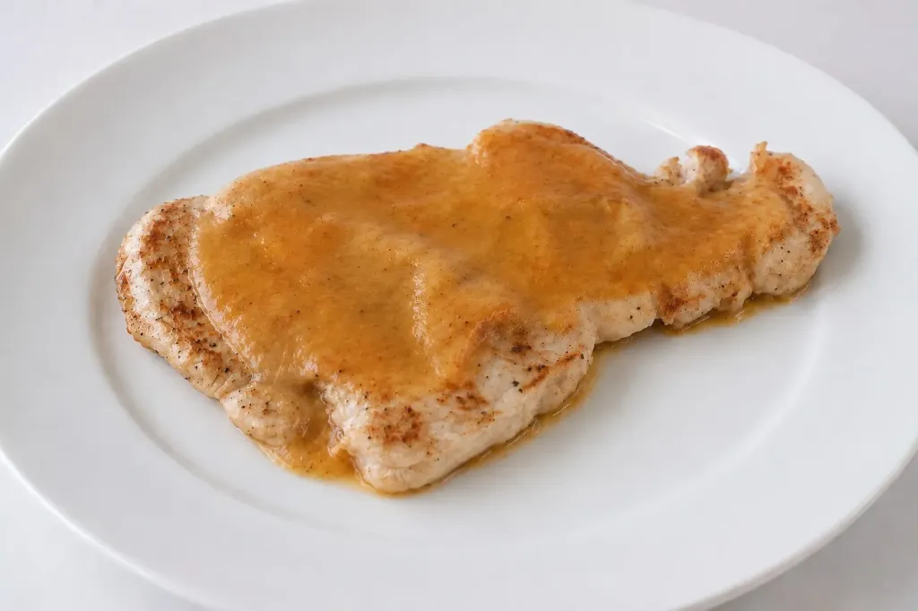 Filete de pollo en salsa de mango