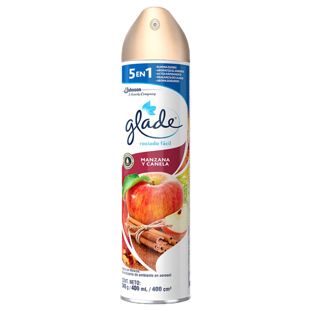 Glade Aerosol Manzana /canela 400ml