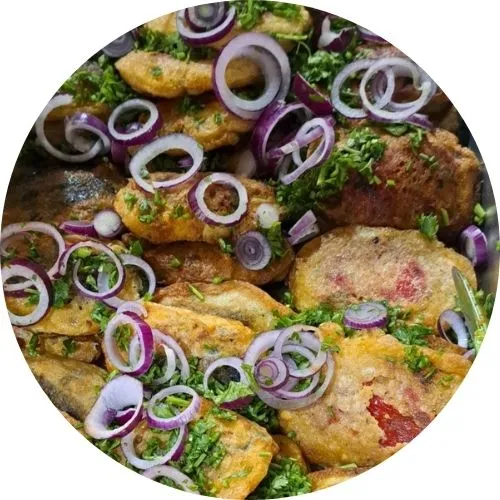 Chiles rellenos echos en casa