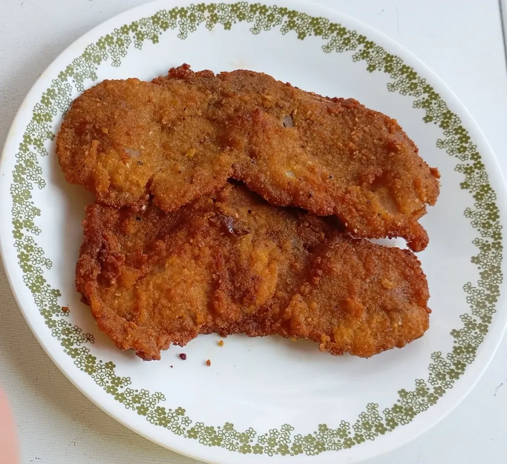 Chuleta de cerdo empanizada