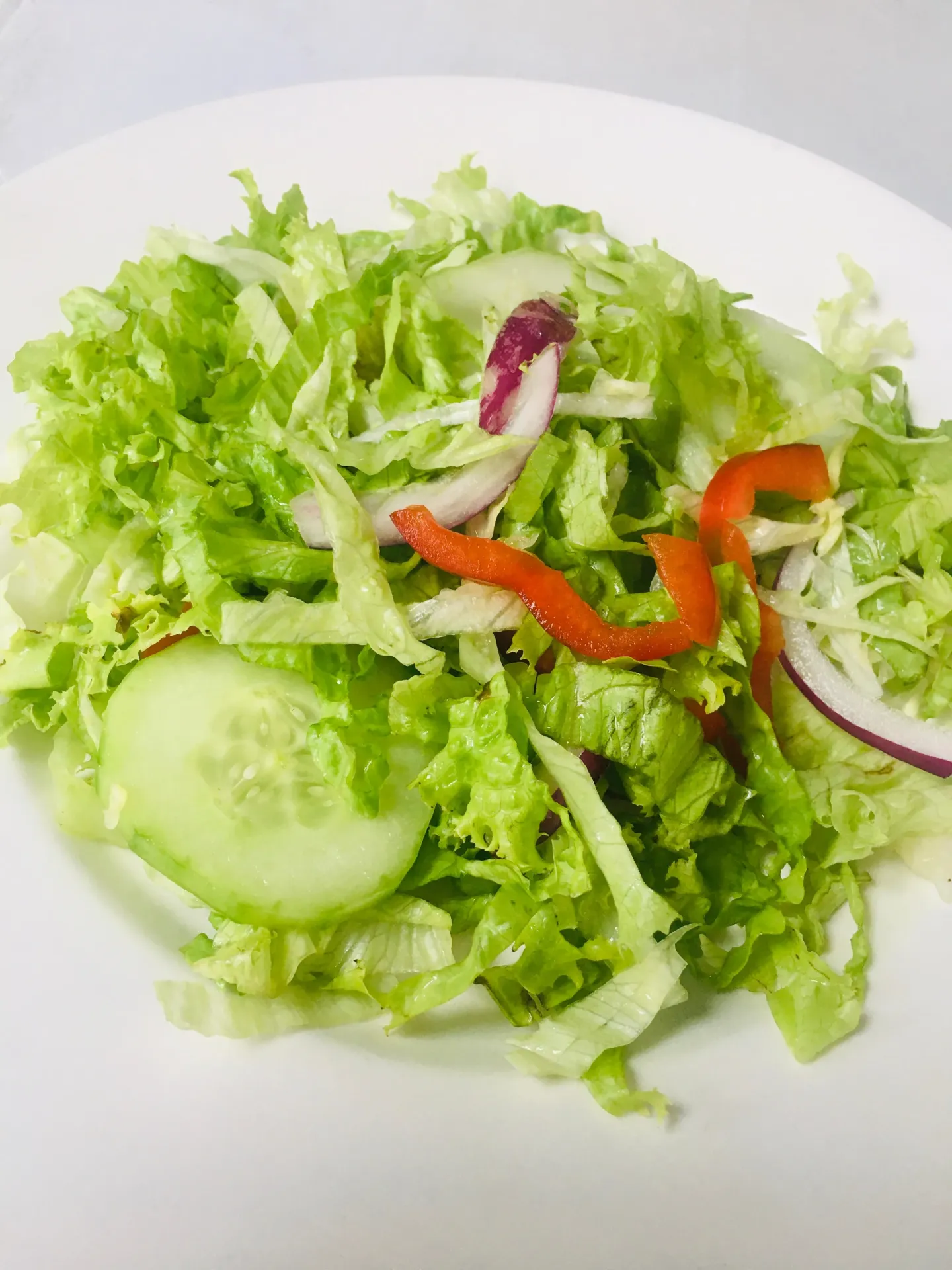 Ensalada mixta con aderezo