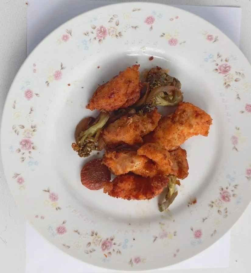 Fajitas de pollo con verdura