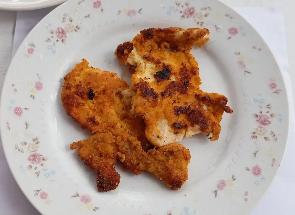 Filete de pollo empanizado