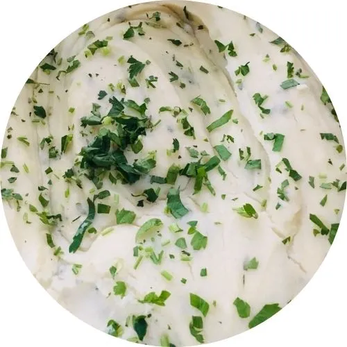 Puré de papa con queso